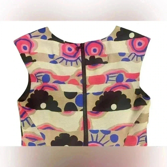 Milly Mixed Printed Sheath Dress Size 4 - Picture 8 of 10